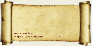 Milana Ćorsović vizit kartica